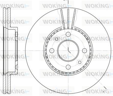 Woking D6227.10 - Əyləc Diski furqanavto.az