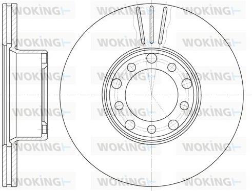 Woking D6274.10 - Əyləc Diski furqanavto.az