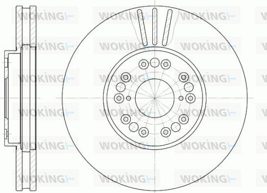 Woking D6793.10 - Əyləc Diski furqanavto.az