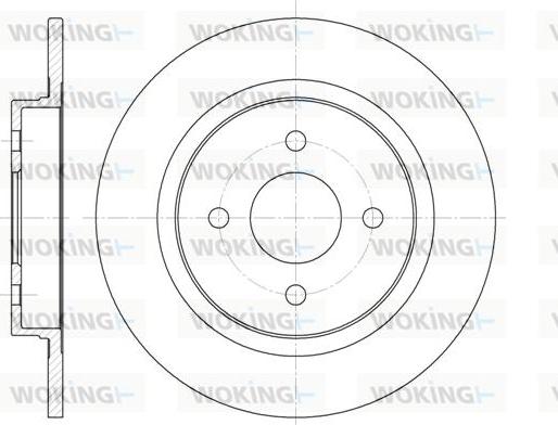 Woking D6759.00 - Əyləc Diski furqanavto.az