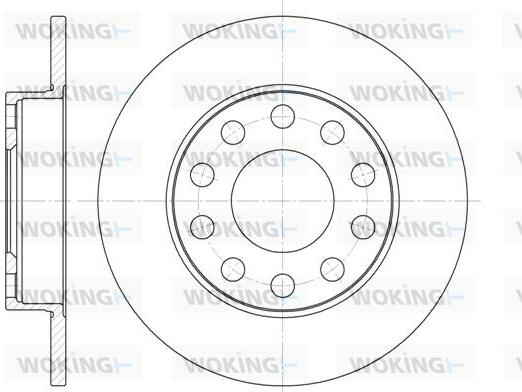 Woking D6753.00 - Əyləc Diski furqanavto.az