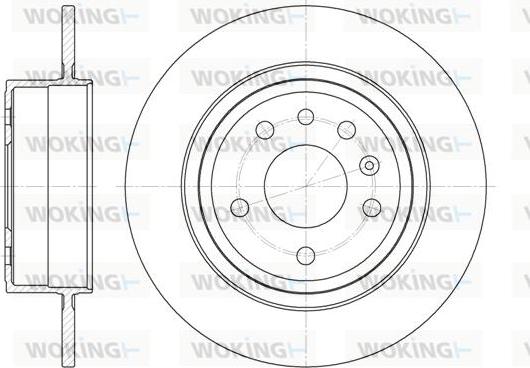 Woking D6764.00 - Əyləc Diski furqanavto.az