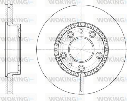 Woking D6767.10 - Əyləc Diski furqanavto.az