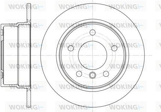 Woking D6716.00 - Əyləc Diski furqanavto.az