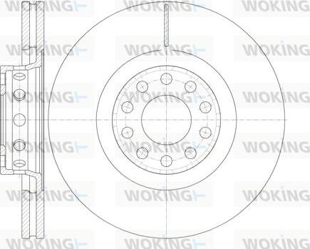 Woking D6781.10 - Əyləc Diski furqanavto.az