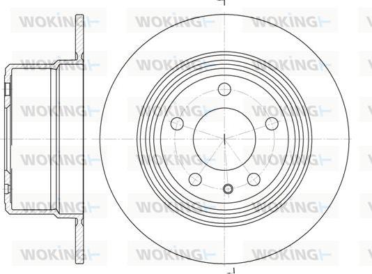 Woking D6779.00 - Əyləc Diski furqanavto.az