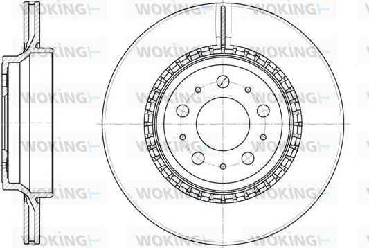 Woking D6777.10 - Əyləc Diski furqanavto.az