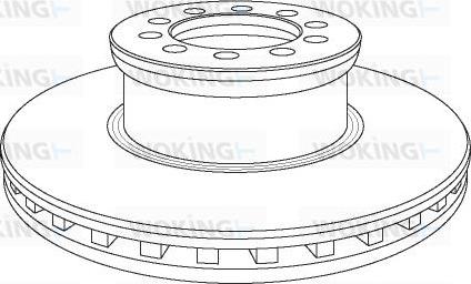 Woking NSA1053.20 - Əyləc Diski furqanavto.az