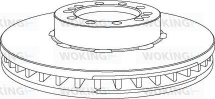 Woking NSA1067.20 - Əyləc Diski furqanavto.az