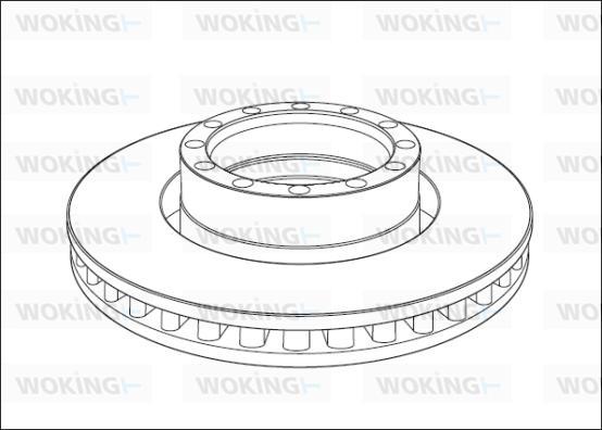 Woking NSA1015.20 - Əyləc Diski furqanavto.az