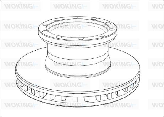 Woking NSA1011.20 - Əyləc Diski furqanavto.az