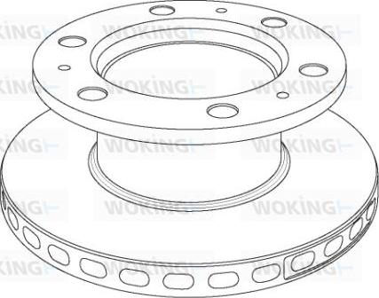 Woking NSA1018.20 - Əyləc Diski furqanavto.az