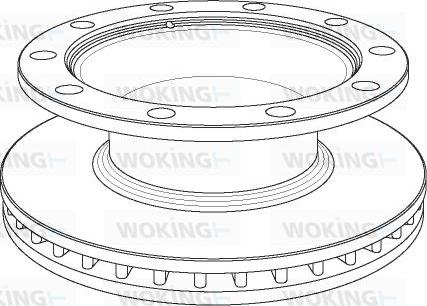 Woking NSA1082.20 - Əyləc Diski furqanavto.az