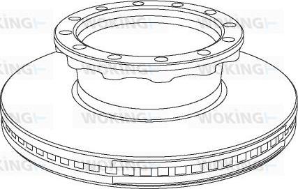 Woking NSA1029.20 - Əyləc Diski furqanavto.az