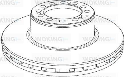 Woking NSA1079.20 - Əyləc Diski furqanavto.az