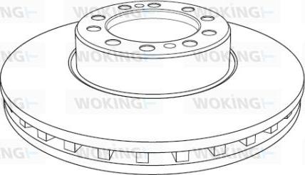 Woking NSA1193.20 - Əyləc Diski furqanavto.az