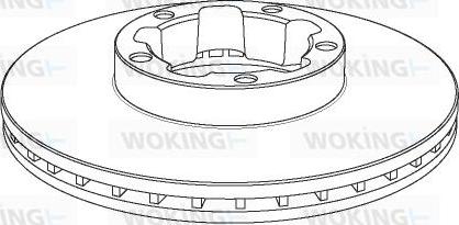 Woking NSA1148.20 - Əyləc Diski furqanavto.az