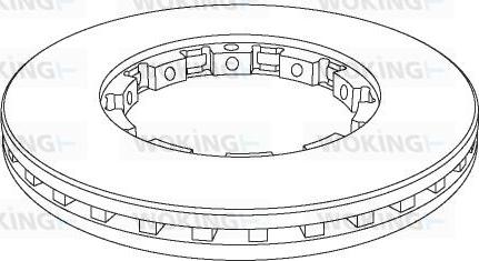 Woking NSA1143.20 - Əyləc Diski furqanavto.az