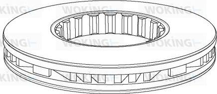 Woking NSA1161.20 - Əyləc Diski furqanavto.az