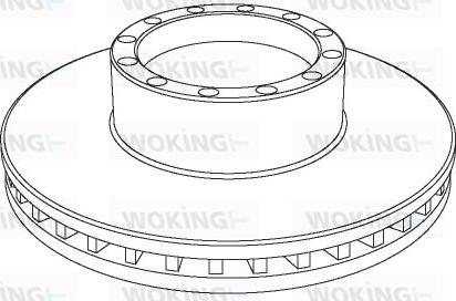 Woking NSA1120.20 - Əyləc Diski furqanavto.az