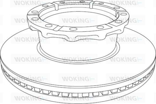 Woking NSA1240.20 - Əyləc Diski furqanavto.az