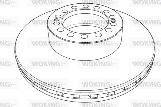 Woking NSA1238.20 - Əyləc Diski furqanavto.az