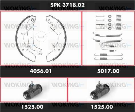 Woking SPK 3718.02 - Əyləc Başlığı Dəsti furqanavto.az