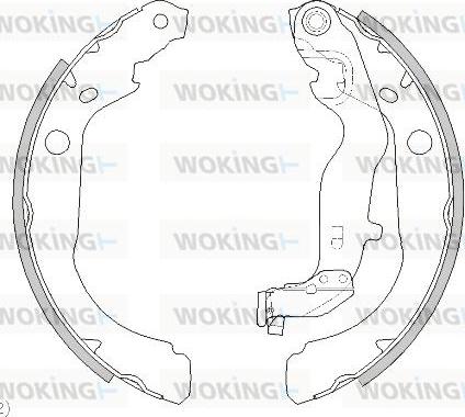 Woking Z4444.00 - Əyləc başlığı, Baraban əyləcləri furqanavto.az