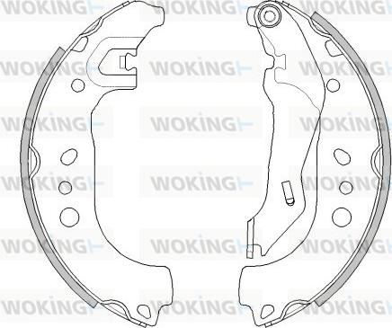 Woking Z4445.00 - Əyləc başlığı, Baraban əyləcləri furqanavto.az