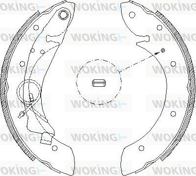 Woking Z4419.00 - Əyləc başlığı, Baraban əyləcləri furqanavto.az