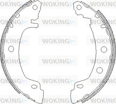 Woking Z4416.00 - Əyləc başlığı, Baraban əyləcləri furqanavto.az