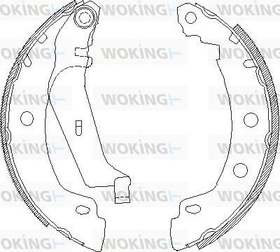 Woking Z4416.01 - Əyləc başlığı, Baraban əyləcləri furqanavto.az