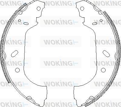 Woking Z4417.00 - Əyləc başlığı, Baraban əyləcləri furqanavto.az