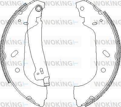 Woking Z4417.01 - Əyləc başlığı, Baraban əyləcləri furqanavto.az