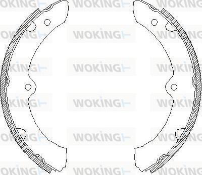 Woking Z4428.00 - Əyləc başlığı, Baraban əyləcləri furqanavto.az