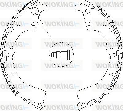 Woking Z4427.00 - Əyləc başlığı, Baraban əyləcləri furqanavto.az