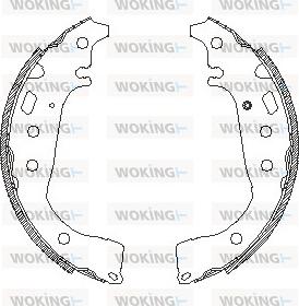 Woking Z4556.00 - Əyləc başlığı, Baraban əyləcləri furqanavto.az