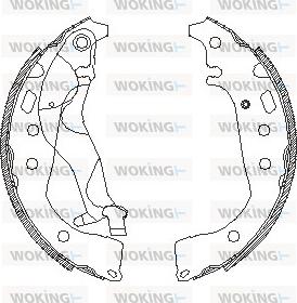 Woking Z4556.01 - Əyləc başlığı, Baraban əyləcləri furqanavto.az