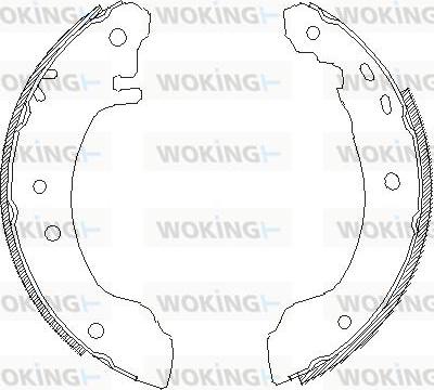 Woking Z4508.00 - Əyləc başlığı, Baraban əyləcləri furqanavto.az