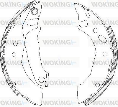 Woking Z4507.00 - Əyləc başlığı, Baraban əyləcləri furqanavto.az