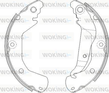 Woking Z451500 - Əyləc başlığı, Baraban əyləcləri furqanavto.az