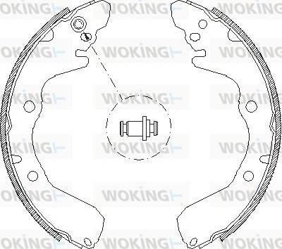 Woking Z4645.00 - Əyləc başlığı, Baraban əyləcləri furqanavto.az