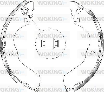 Woking Z4647.00 - Əyləc başlığı, Baraban əyləcləri furqanavto.az