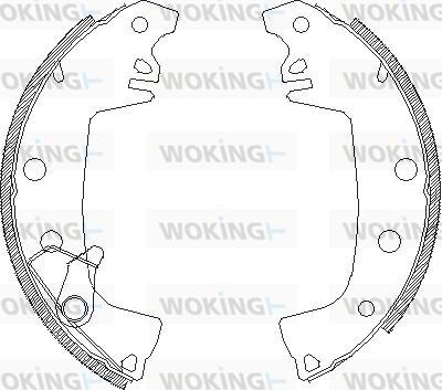 Woking Z4655.01 - Əyləc başlığı, Baraban əyləcləri furqanavto.az