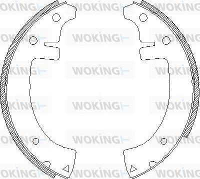 Woking Z4653.00 - Əyləc başlığı, Baraban əyləcləri furqanavto.az