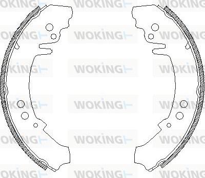 Woking Z4614.00 - Əyləc başlığı, Baraban əyləcləri furqanavto.az