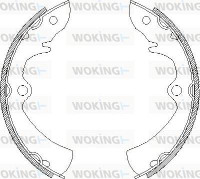 Woking Z4636.00 - Əyləc başlığı, Baraban əyləcləri furqanavto.az