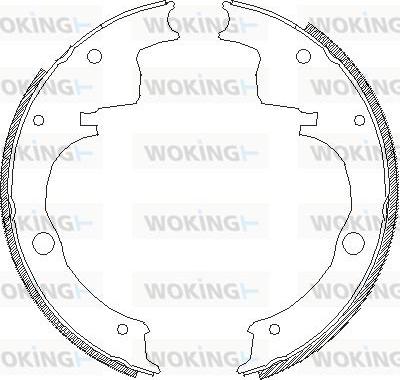 Woking Z4624.00 - Əyləc başlığı, Baraban əyləcləri furqanavto.az