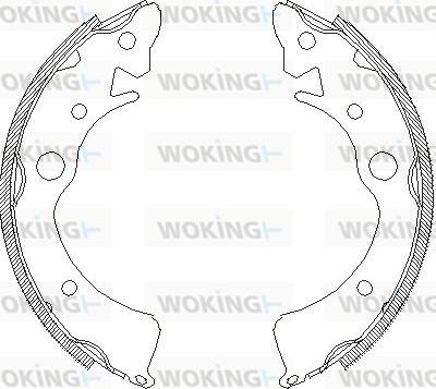 Woking Z4096.00 - Əyləc başlığı, Baraban əyləcləri furqanavto.az