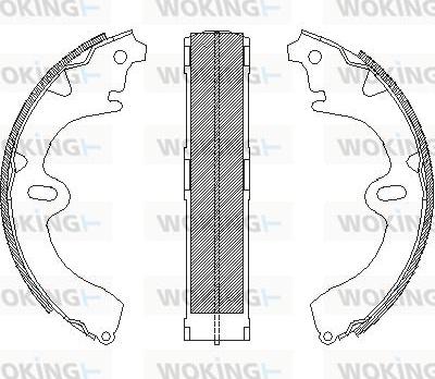 Woking Z4097.01 - Əyləc başlığı, Baraban əyləcləri furqanavto.az